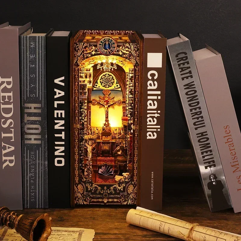 DIY Wooden Book Nook Shelf Ins - Diy Wooden Book Nook Kit Shelf Insert recension och pris