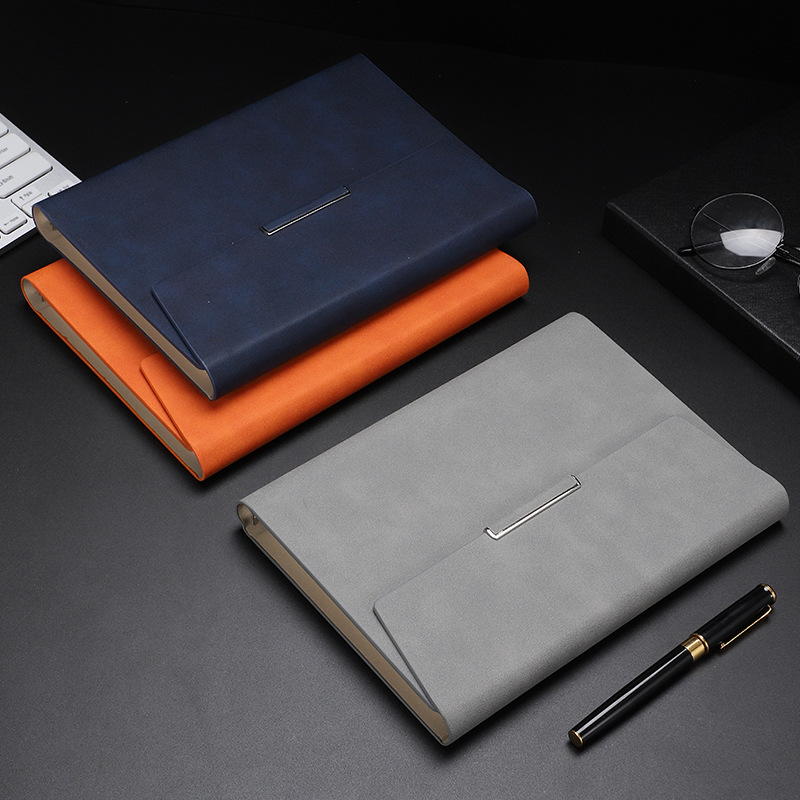 Tri-fold A5 Loose-leaf Noteboo - Vintage Leather Journal Notebook recension och pris