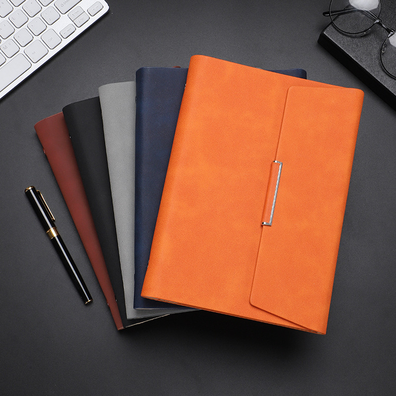 Tri-fold A5 Loose-leaf Noteboo - Vintage Leather Journal Notebook recension och pris