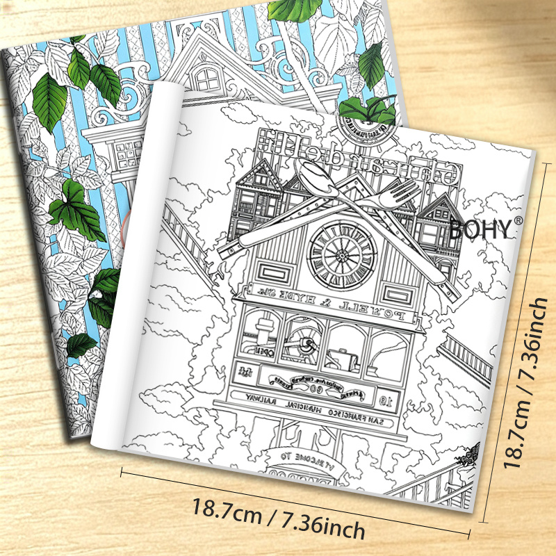 1 Time Travel Themed Coloring  - Adult Coloring Book Stress Relief recension och pris