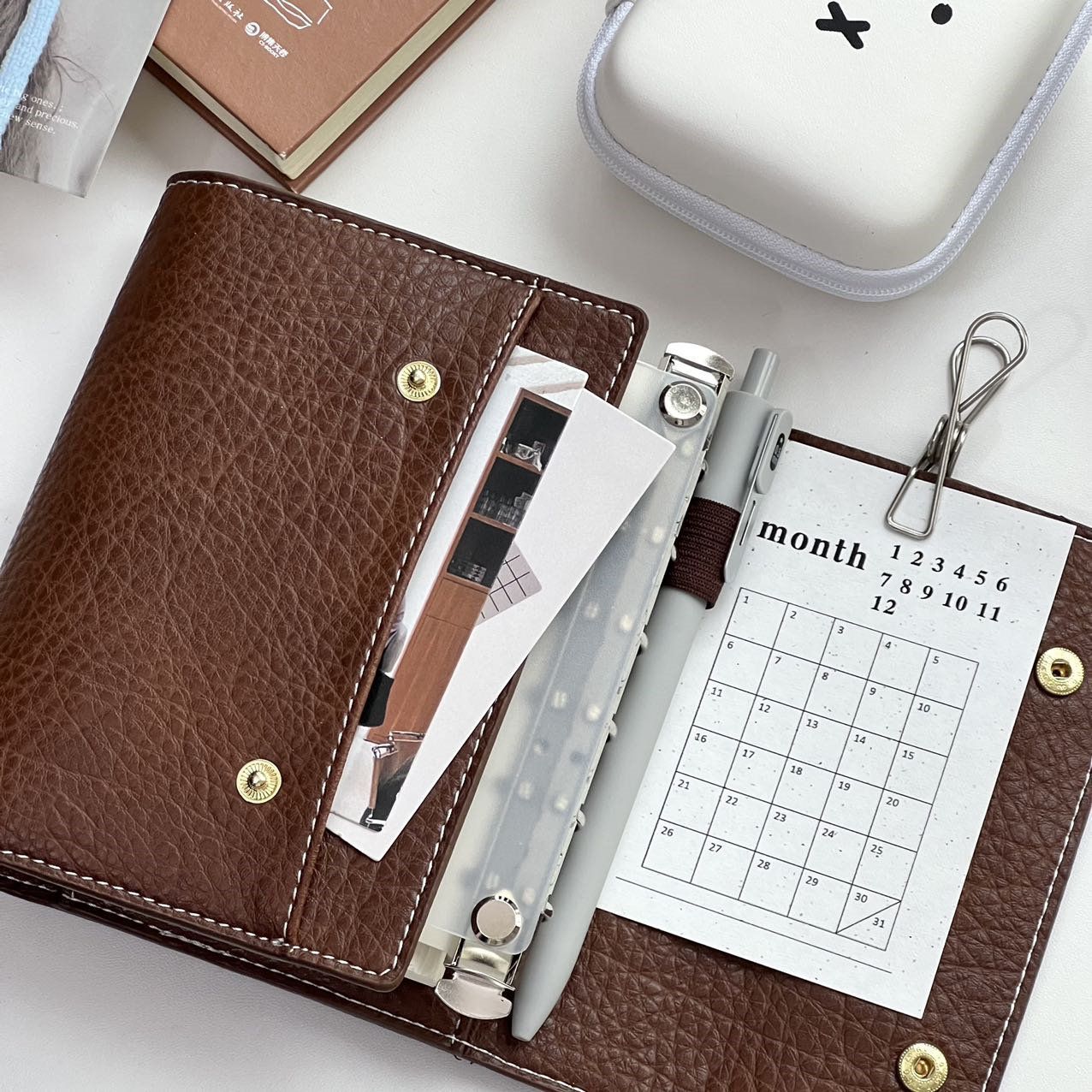 A7 Three Fold One Size Retro S - Vintage Leather Journal Notebook recension och pris