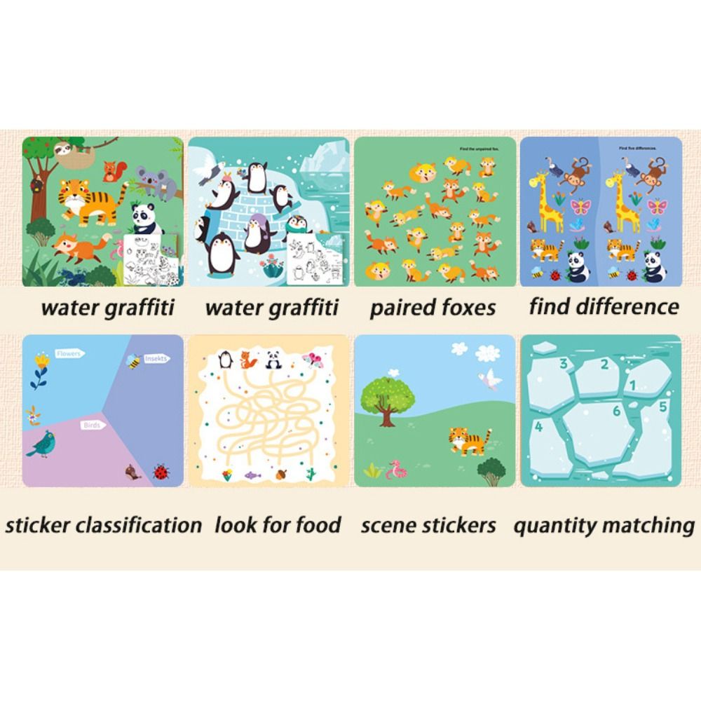 Reusable Water Drawing Montess - Reusable Water Magic Coloring Book recension och pris