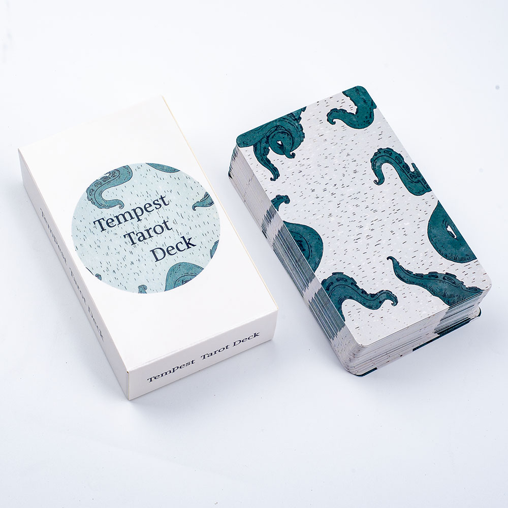 Ocean Themed Tempest Tarot  De - Tarot Deck With Guidebook recension och pris